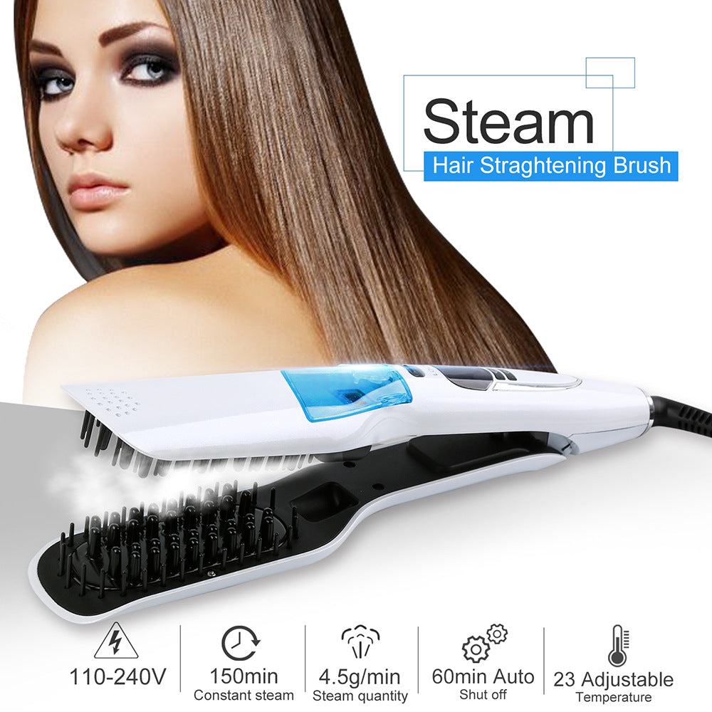 Dimensional Authentic steam spray straightening comb hair