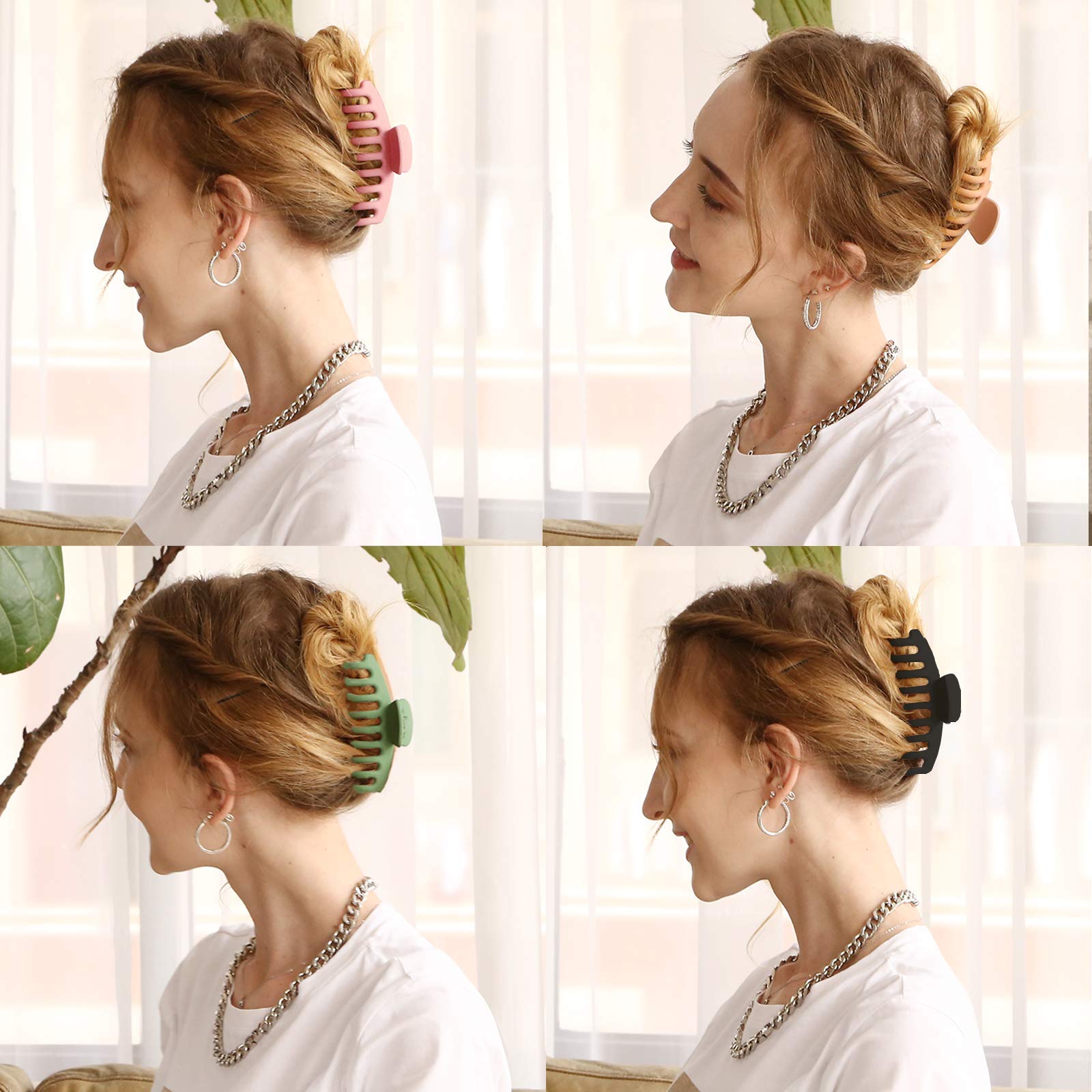 Colored Ponytail Clip Shower Clip Hair Accessory