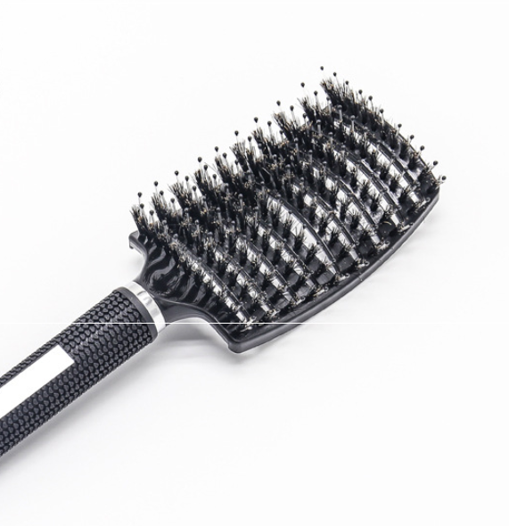 Hairbrush Detangle and Massage with Bristle-Nylon Teaser Comb for Women's Hair