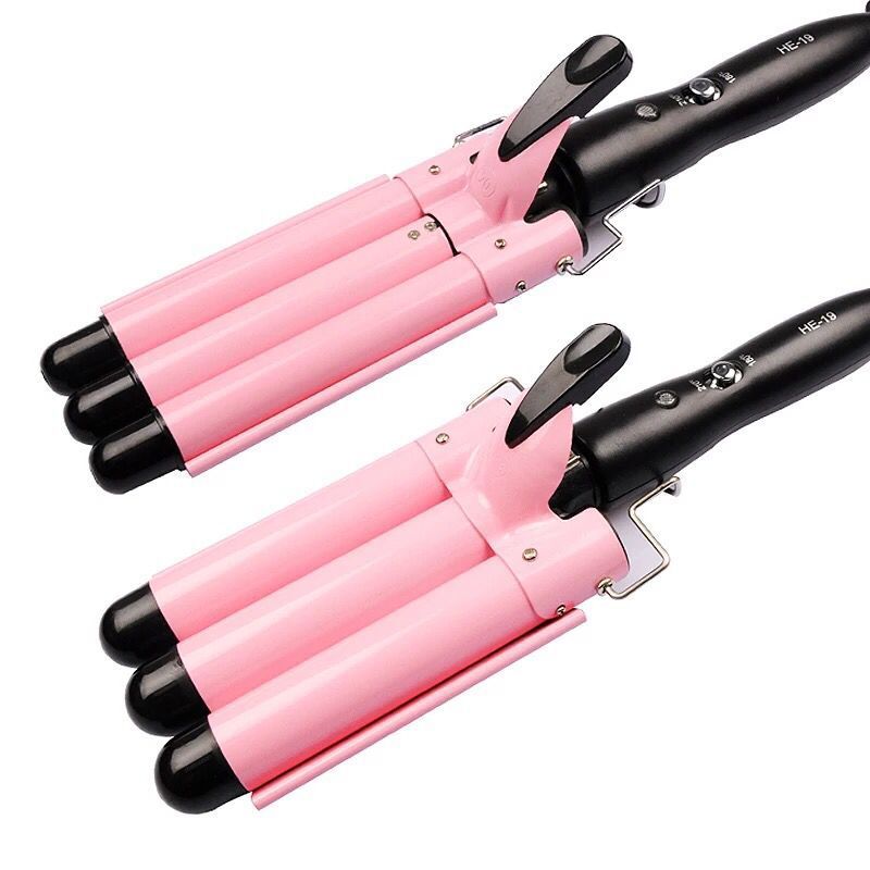 HE-19 Horse Hair Curler Achieve small curls, large volume, and water ripple waves effortlessly-Perfect styling versatility