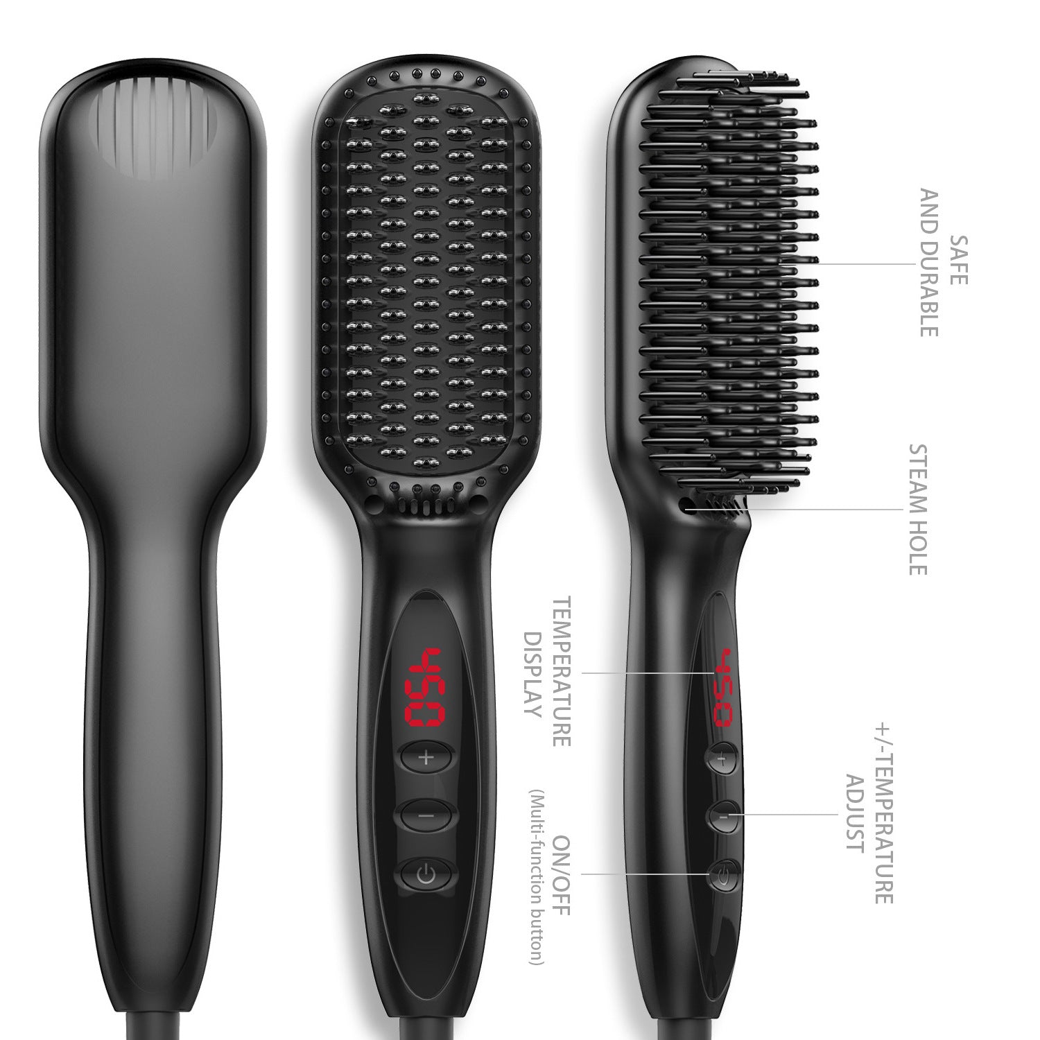 Versatile Grooming Tool Hair and Beard Styling Straightening Comb