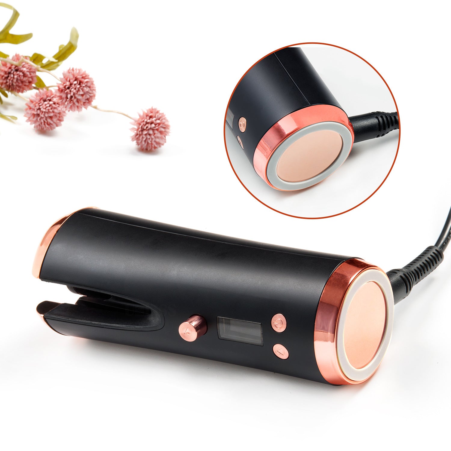 Portable Automatic Curling Iron Multi-Function Charging Travel Smart Wireless Lcd Automatic Curling Iron