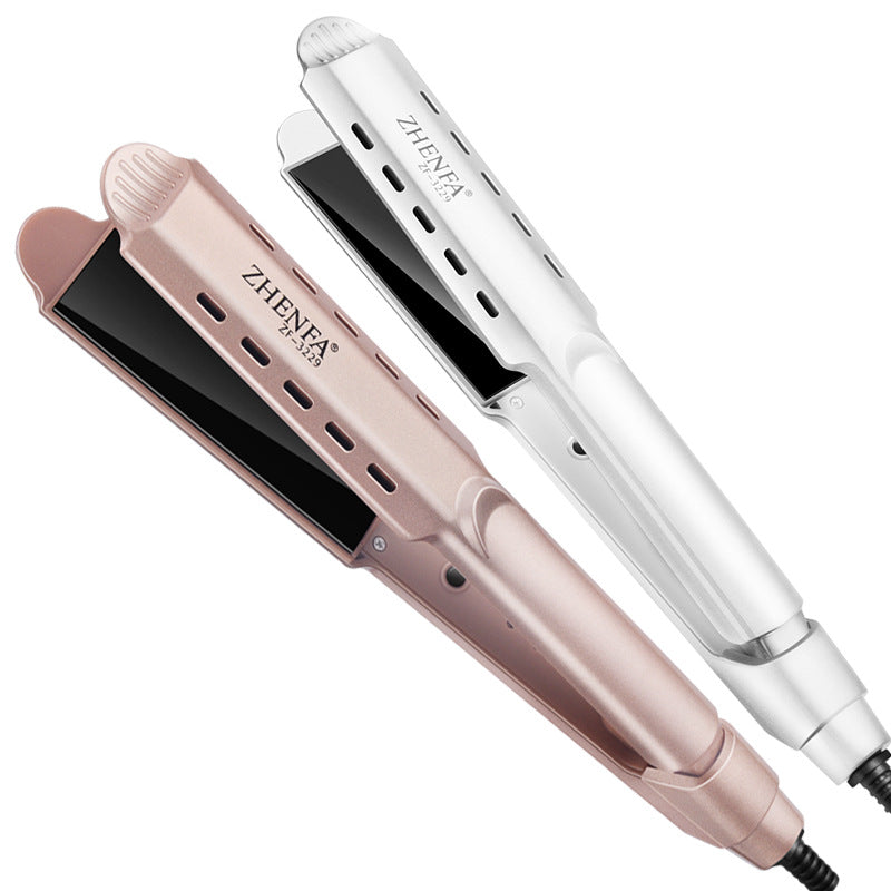 Versatile Curling Tool for Straightening and Curling in Wet or Dry Hair