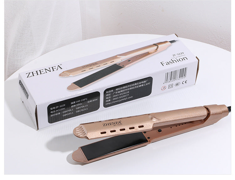 Versatile Curling Tool for Straightening and Curling in Wet or Dry Hair