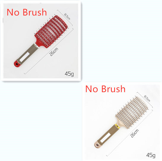 Hairbrush Detangle and Massage with Bristle-Nylon Teaser Comb for Women's Hair