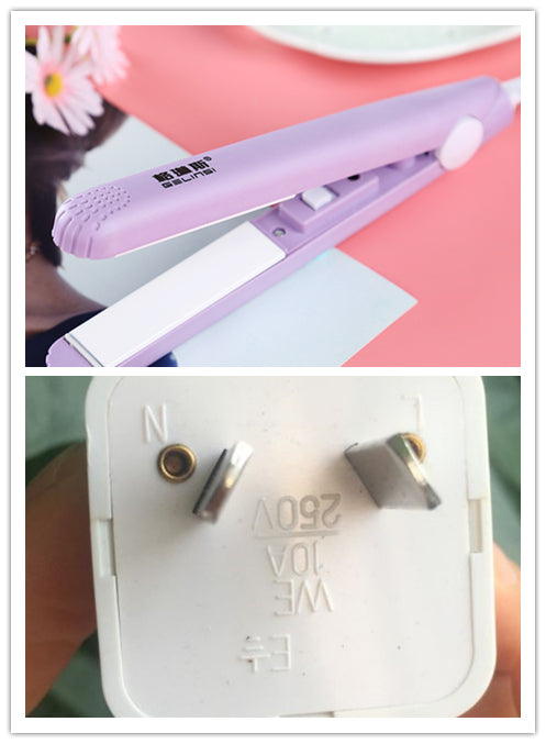 Mini hair straightener