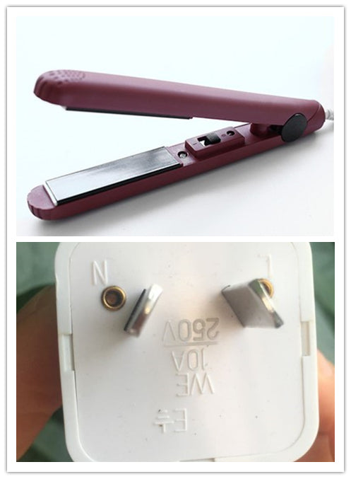 Mini hair straightener