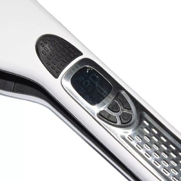 Certified Steam Hair Brush Titanium Ceramic Flat Iron