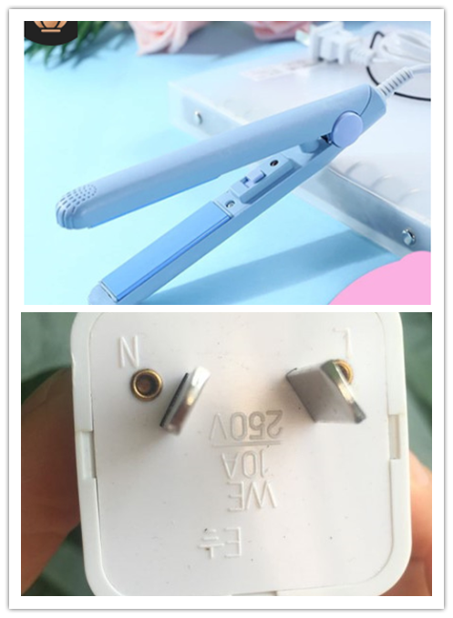 Mini hair straightener