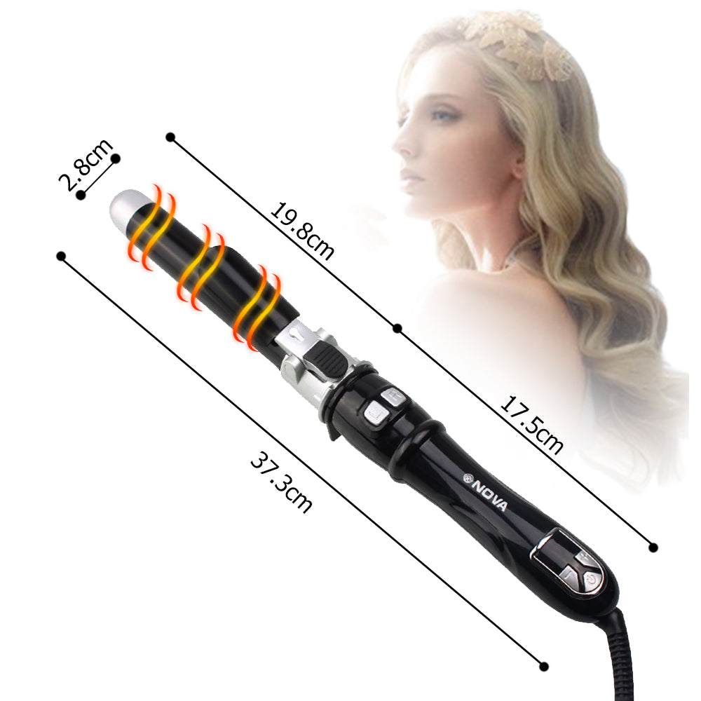 Otating Curling Iron Curling Wand Automatic Hair Curler 30s Instant Heat Auto Hair Waver Hair Styling Irons