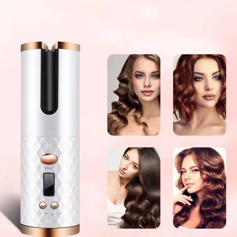 Wireless Electric Auto Curler – Effortless Curling Stick