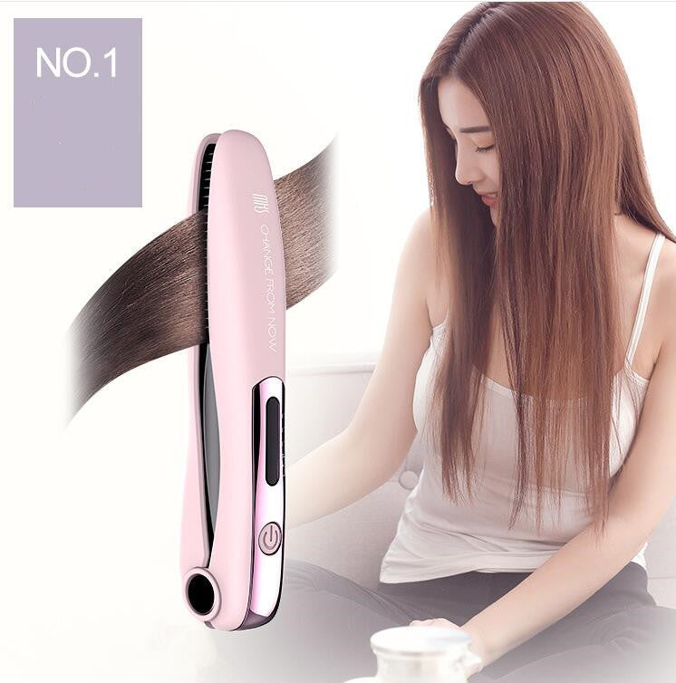 Elm-M Wireless Hair Styler for On-the-Go Straightening and Curling