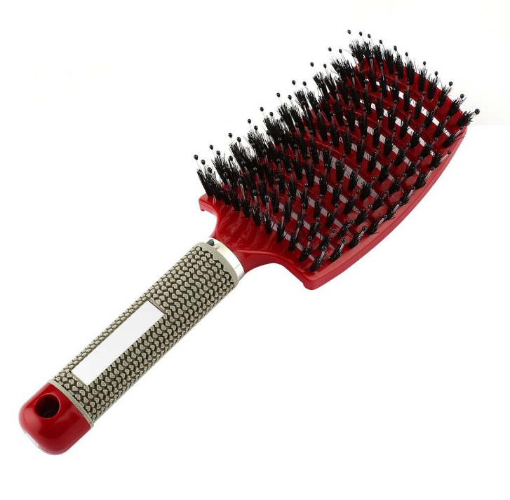 Hairbrush Detangle and Massage with Bristle-Nylon Teaser Comb for Women's Hair