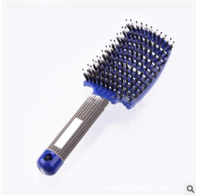 Hairbrush Detangle and Massage with Bristle-Nylon Teaser Comb for Women's Hair