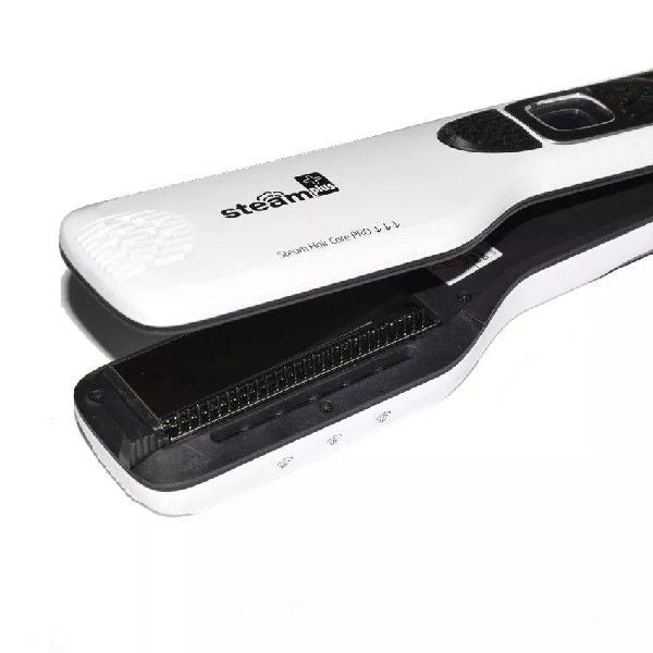 Certified Steam Hair Brush Titanium Ceramic Flat Iron