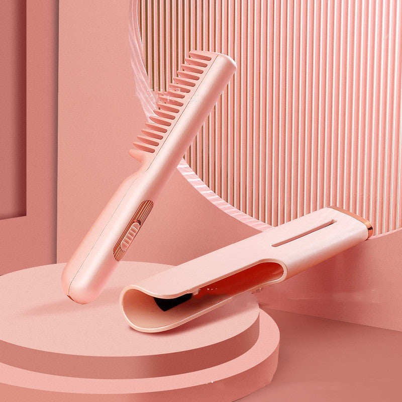 Portable 2-in-1 Wireless Hair Styler - curling comb